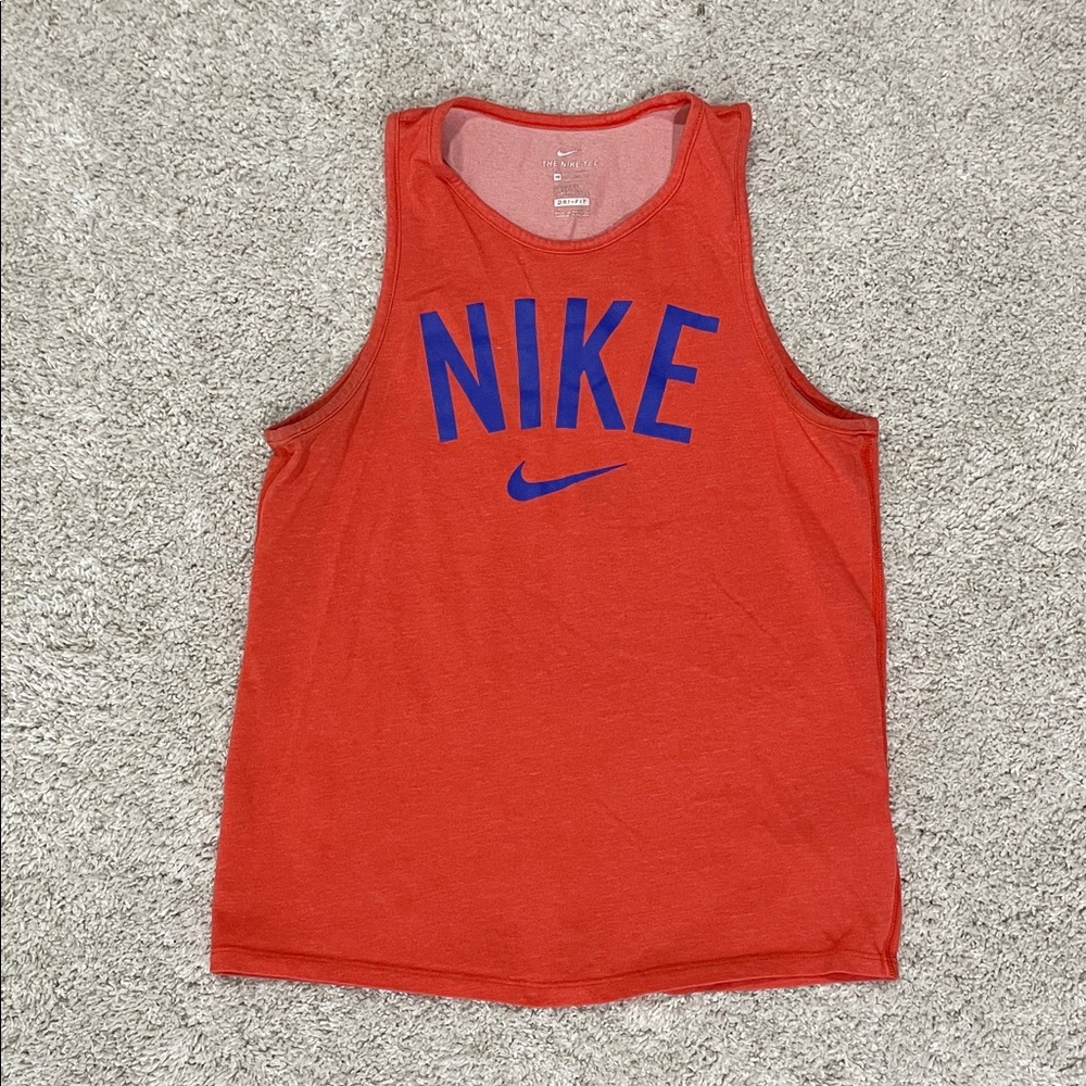 Nike Sleeveless Top with Blue Logo